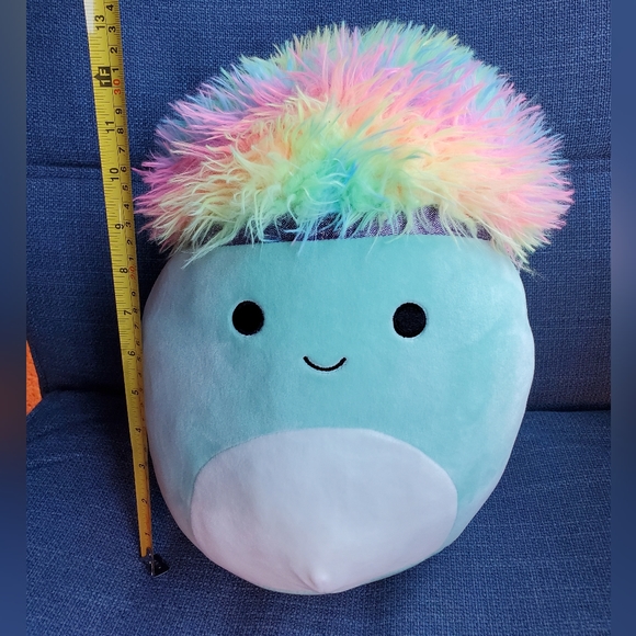 Squishmallows SquishDoos Tyrus 12" Stuffed Animal Fuzzy Rainbow Plush Ke… - Picture 7 of 7